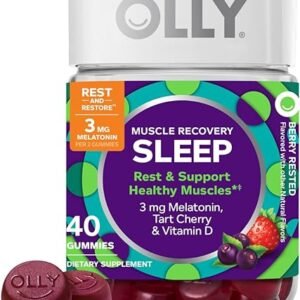 OLLY Muscle Recovery Sleep Gummies: Rest & Restore Naturally!