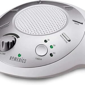 Portable HoMedics White Noise Sound Machine for Relaxation